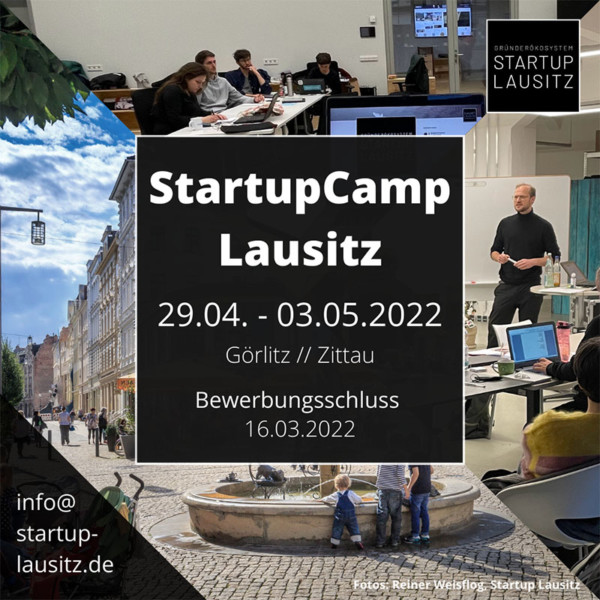 Im April starten wieder die StartupCamps in der Lausitz. 