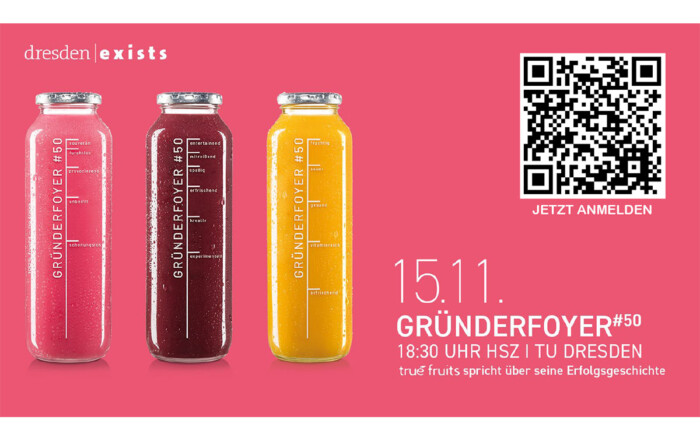 Das Dock3 präsentiert sich beim Gründerfoyer von dresden exist an der TU Dresden